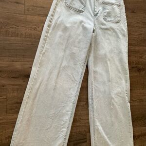 OAT wide leg jeans, like new, sz 10